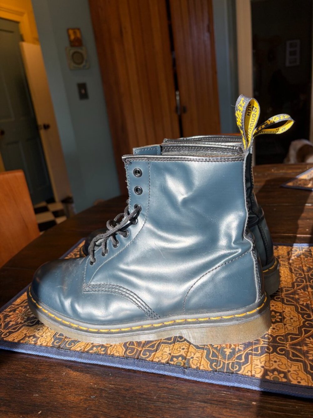 Doc Marten's 1460 Men's Boots - Blue 11M - Picture 3 of 10